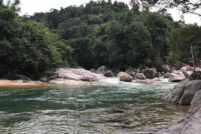 Hidden Hon Ba Nature Reserve Motorcycle Tour BBQ,Beer,Waterfall - A secluded waterfall and a three-hour mountain break