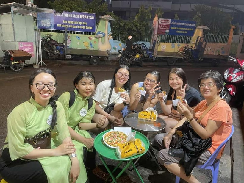 Ho Chi Minh City: Motorbike Street Food Tour - 12 Tastings - Sweet, smoky, and crisp: chuối nướng and bánh tráng nướng