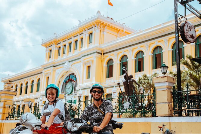 Ho Chi Minh City Motorbike Tour w Student + Safe + Fun - Notre Dame Cathedral and Central Post Office