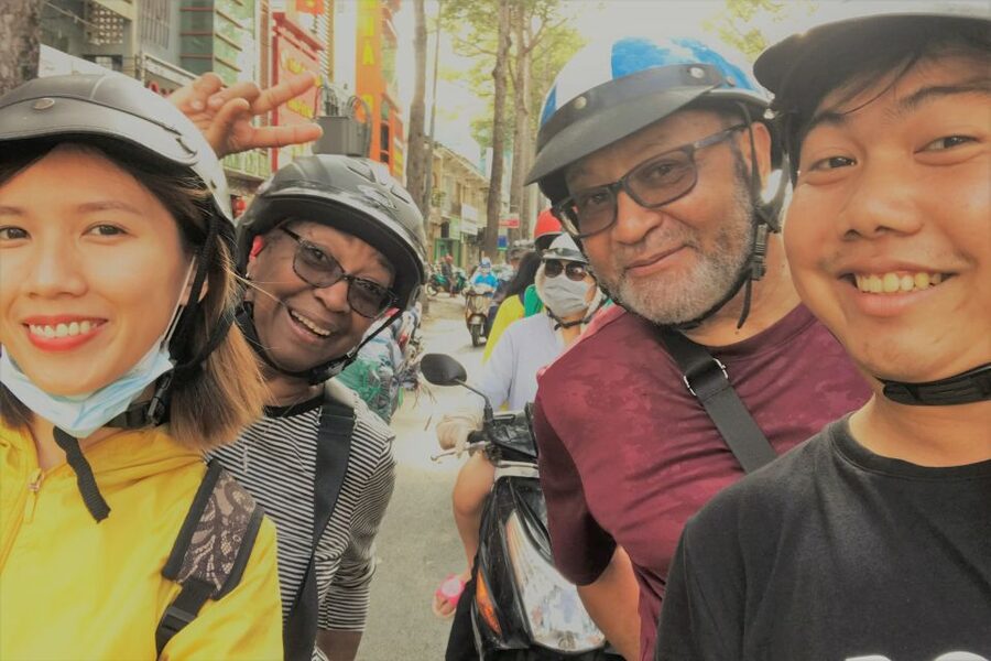 Ho Chi Minh City: Saigon Morning Markets Tour by Motorbike - Motorbike parts, medicine, and electrical goods