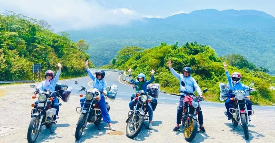 Hoi An: Easy Rider Tour via Hai Van Pass To/ From Hue (1way) - Marble Mountains, caves, temples, and a steep climb