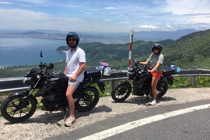 Hoi An to Hai Van pass loop with Motorbike Tour Mr Phu - Crossing Hai Van Pass at 496 meters