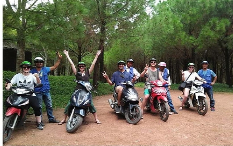 Hue City Motorbike Tour to Countryside, Pagoda & Royal Tombs - Thuy Tien Lake and the old water park