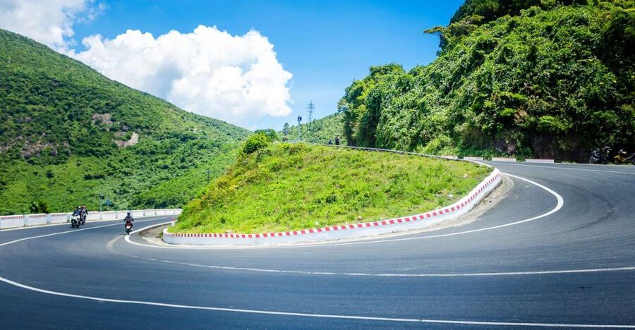 Hue to Hoi An/Da Nang: Private Scenic Motorbike Tour - Leaving Hue through rice fields and villages