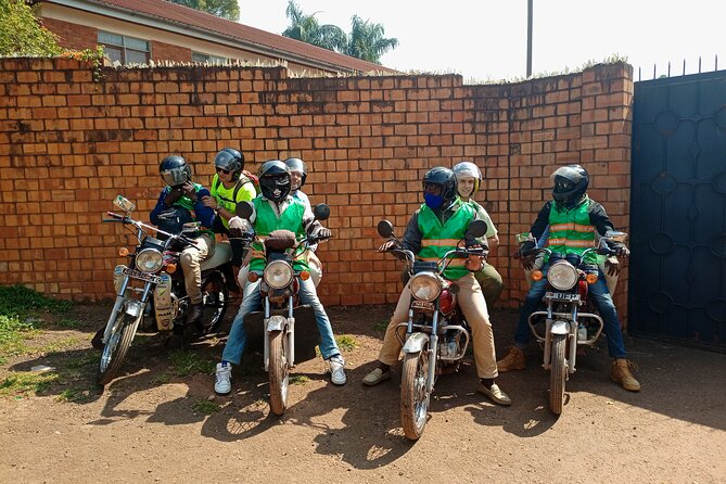 Kampala boda boda tours [motorbike tours]. - Climbing above Kampala at Gaddafi National Mosque