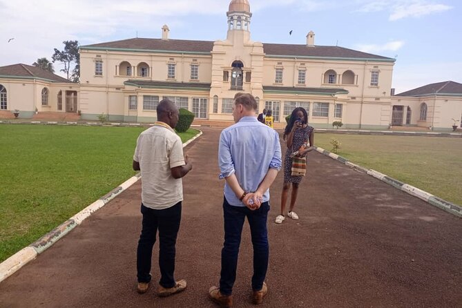 Kampala boda boda tours [motorbike tours]. - Entering Kabaka’s Palace and the royal grounds