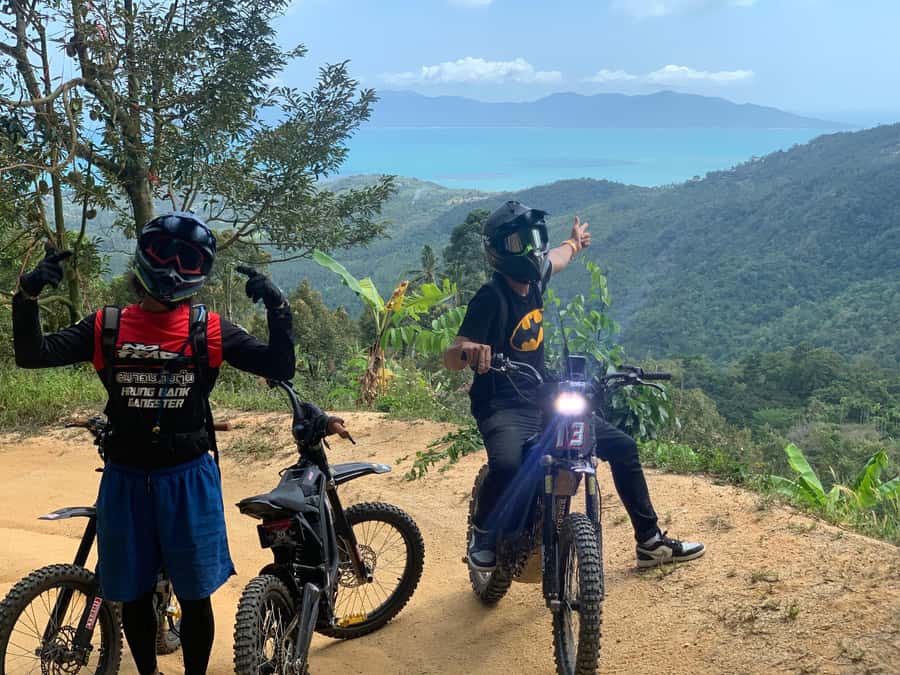 Koh Samui : Electric Motorbike trip in mountain - The Three-Hour Thai Lunch Stop