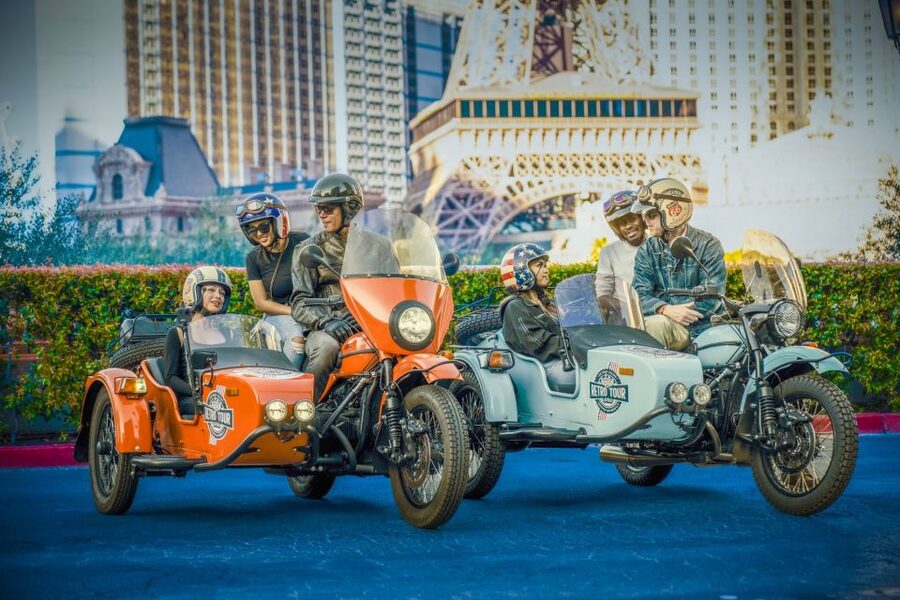 Las Vegas: Private Sidecar Motorcycle Tour of Vegas Strip - Luxor and the south end of the Strip