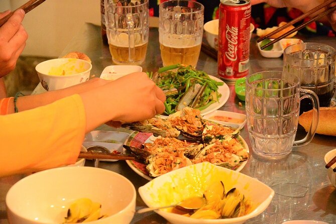 Led By Women - Hanoi Foodie Motorbike Tours - Crossing Long Bien Bridge at the start