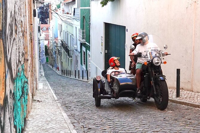 Lisbon: Belem Motorcycle Side-car Tour - The 25 de Abril Bridge and the road to Belém