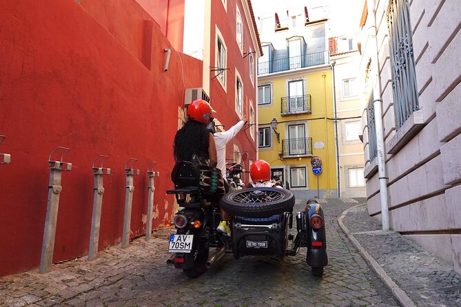 Lisbon El Cristo-Rei - Private Vintage Sidecar Tour - Crossing the 25th of April Bridge
