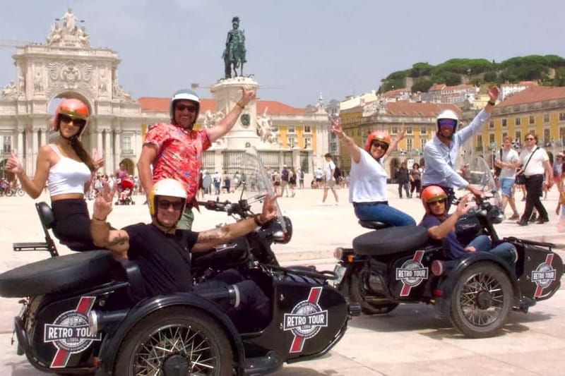 Lisbon : Historic Motorcycle Side-car Tour 1H - Why a sidecar works so well in Lisbon