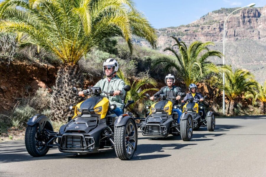 Maspalomas: Ryker Moto Tour to Fataga (Mountain buggy) - The climb toward Fataga