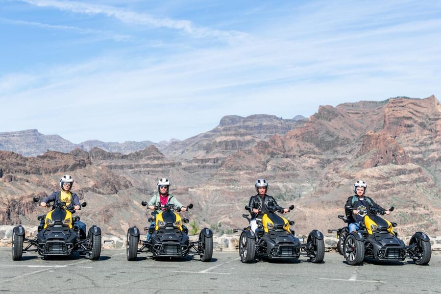 Maspalomas: Ryker Moto Tour to Fataga (Mountain buggy) - Adrian’s guiding style