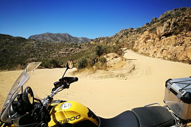 Motorbike adventures on a dual purpose motorbike in the Garden Route and Karoo. - What the $313.28 price includes