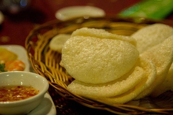 Motorcycle Tasting Tour Of Sai Gon - Banh xeo brings heat and crunch