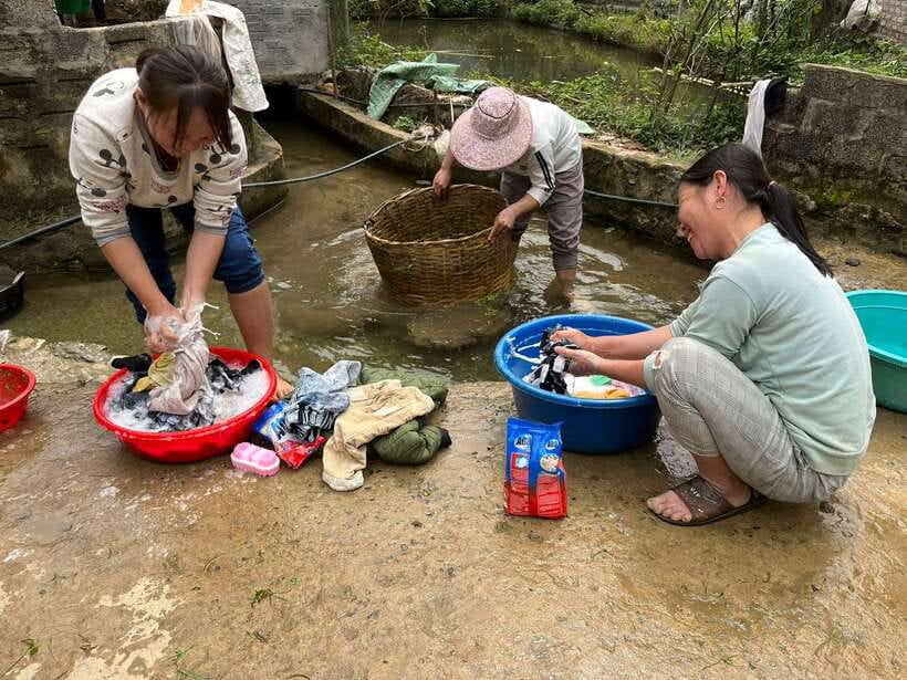 Motorcycle Tour - Countryside & Pongour Waterfall Day Tour - Linh An Pagoda, Buddha statues, and a waterfall view