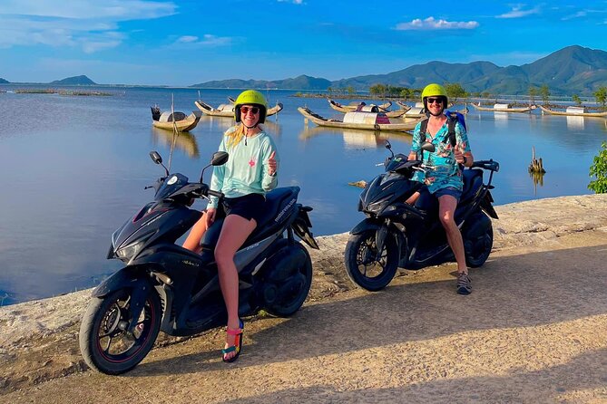 One way motorbike rental Phong Nha - Hue via Ho Chi Minh trails - Arriving at MotorVina in Hue