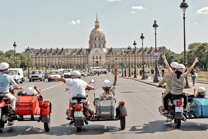 Paris Highlights city tour on a vintage Sidecar Motorcycle - The Latin Quarter, Sorbonne, and ancient Paris