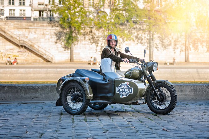 Paris Private Vintage Half Day Tour on a Sidecar Motorcycle - The Eiffel Tower and the grand western axis