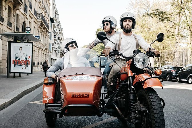 Paris Vintage Private City Tour on a Sidecar Motorcycle - The Louvre and Place Vendôme