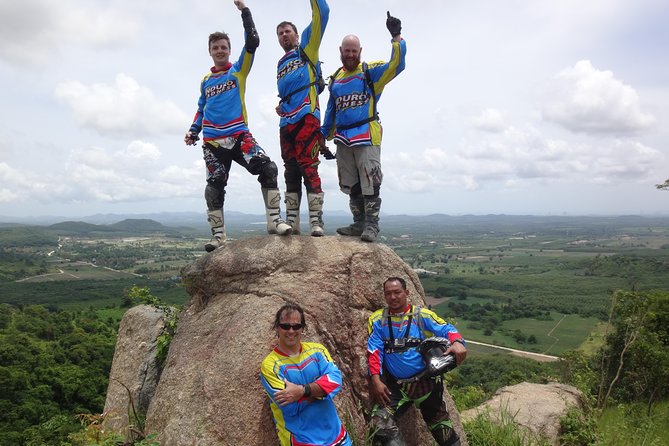 Pattaya Full Day Dirt Bike Tour - Rocky climbs, streams, and mountain views