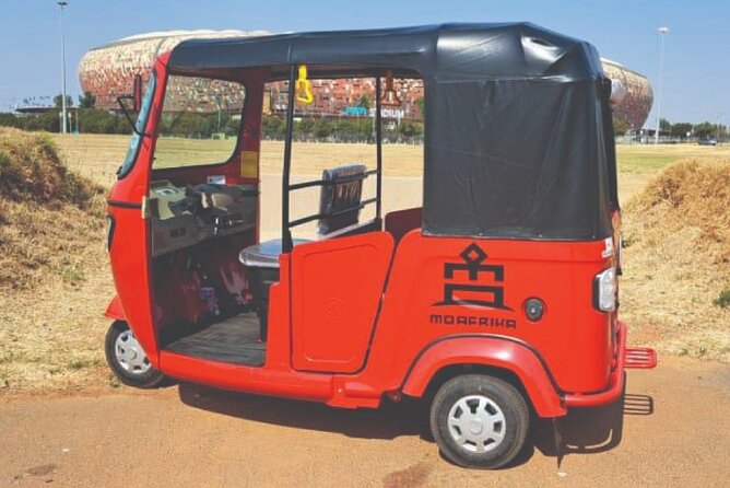 Private local authentic soweto Moto taxi experience - Orlando Towers, from power station to adventure stop