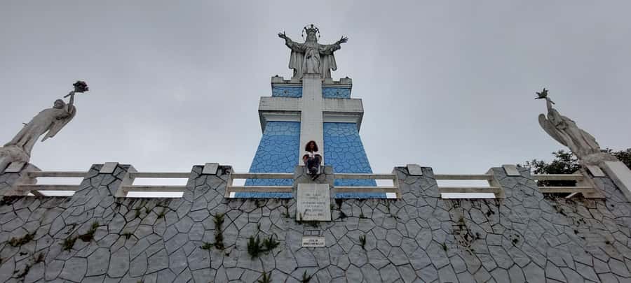 Private Tour on a 1100cc Cruiser Motorcycle - A quiet pause at La Virgen de Yanaconas