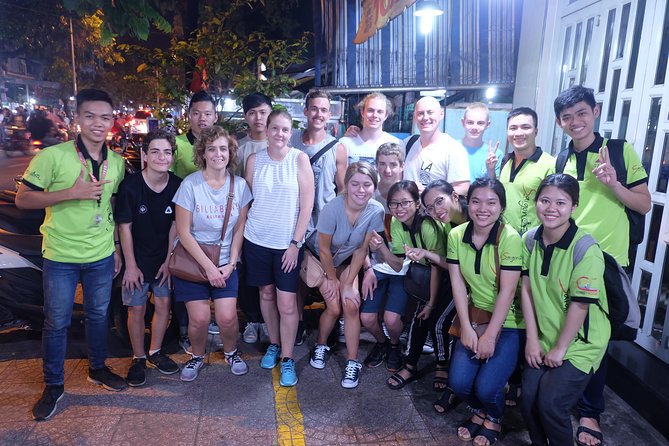 Saigon After Dark and Street Food by Motorbike and Scooter - The bridge, Saigon River, and a quieter pause