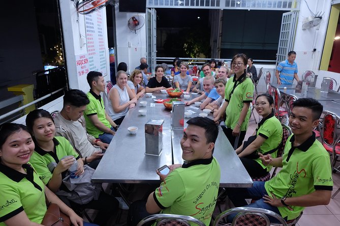 Saigon After Dark and Street Food by Motorbike and Scooter - Starting with noodle soup, sugarcane, and betel-leaf beef
