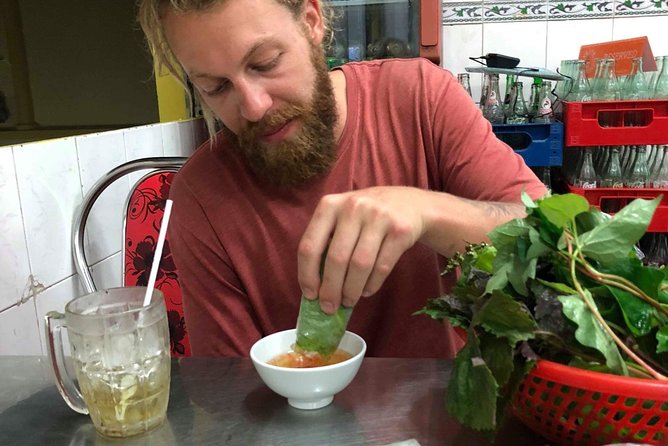Saigon By Night and Street Food By Motorbike | Opt: Ao Dai Riders - District 4 and the final bowl of vermicelli