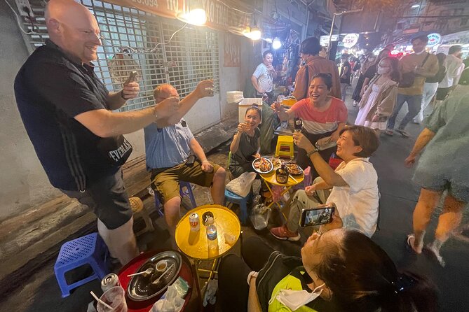 Saigon Night Craft Beer and Street Food By Scooter and motorbike - Ho Thi Ky Flower Market after dark