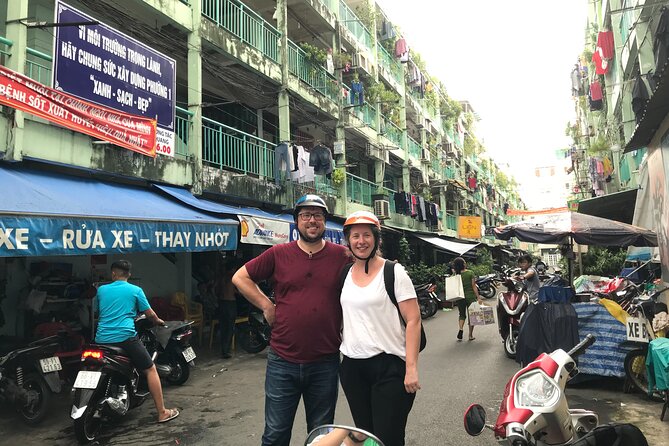 Saigon Slum tour and Saigon Chillspots by motorbike/ Aodai rider - A Motorbike View of Saigon Beyond the Center