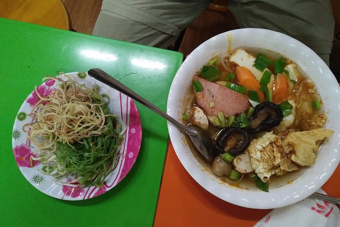 Saigon Vegetarian Tour by Motorbike and Scooter - District 4 and the final taste of Saigon