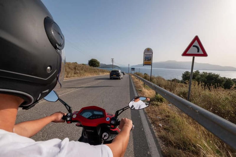 Sarande: Blue Eye Motorbike Tour - Riding your own motorbike through the countryside