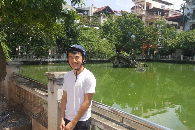 Small-group motorbike sightseeing and food tour in Hanoi - West Lake provides the breathing space