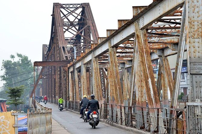 Small-group motorbike sightseeing and food tour in Hanoi - Train Street, the Flag Tower, and the Northern Gate