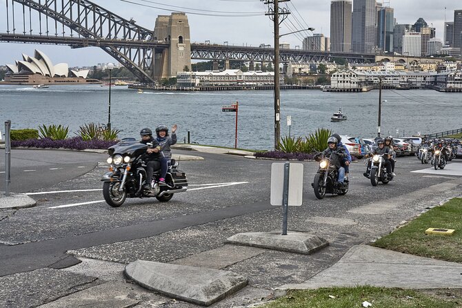 The 3 Bridges Harley Tour - see the main iconic bridges of Sydney on a Harley - Setting out from Circular Quay