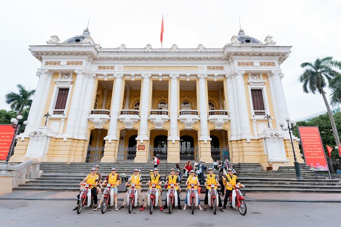 Vintage Motorbike Tour | Historic City Tour with Lunch Included - Crossing Long Biên Bridge